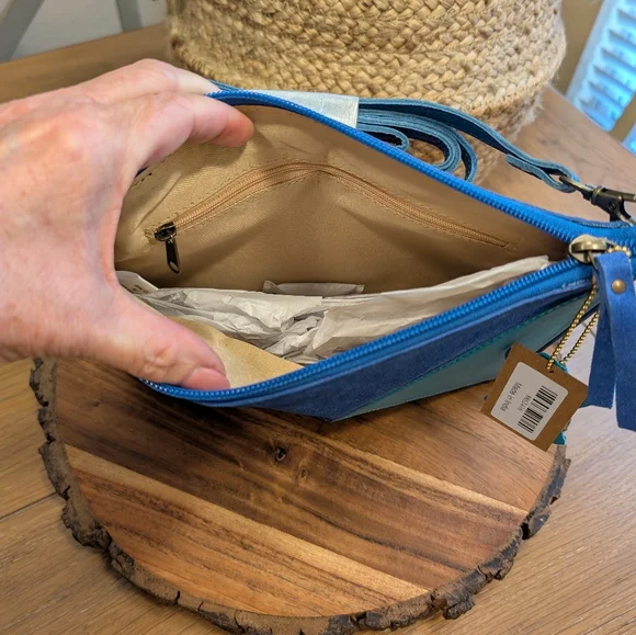 Unique Leather Convertible Handbag - Picture 3 of 6